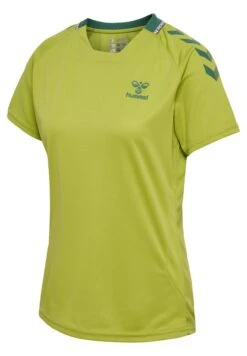 Hummel Ongrid - T-Shirt Print - Dark Citron Myrtle -Hummel 01c5dca8844b4514a26fe292aa743fd3
