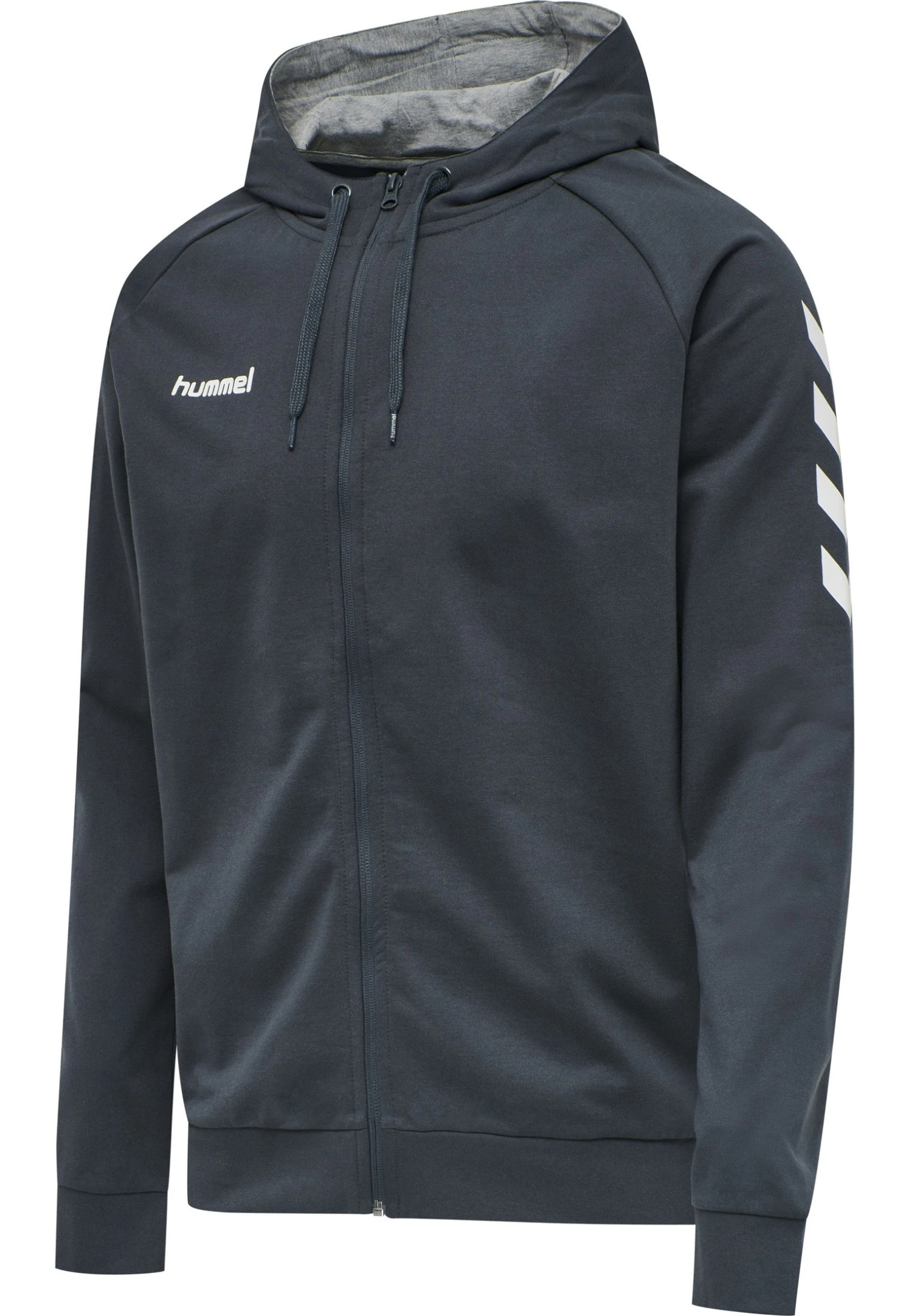 Hummel Zip Hoodie - Sweater Met Rits - India Ink 5 Hummel Zip Hoodie - Sweater Met Rits - India Ink - Afbeelding 3