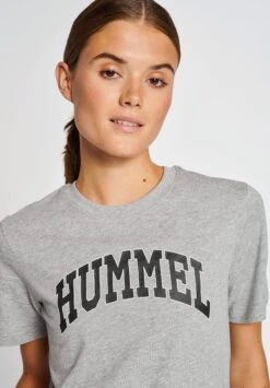 Hummel Hmlic Gill - T-Shirt Print - Grey Melange -Hummel 0514c5c3cd4643298b73c8cb80d1e37b