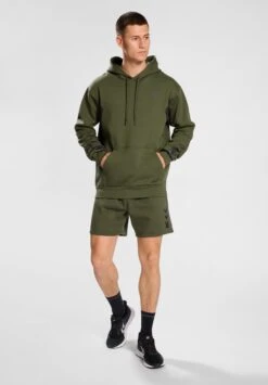 Hummel Active Co- Hoodie - Olive Night -Hummel 058366b8ecc74e32b732735ed5ca7489