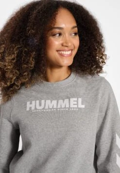 Hummel Hmllegacy - Sweater - Grey Melange -Hummel 09286eae8a2f42af90e275c5bdb9f6da