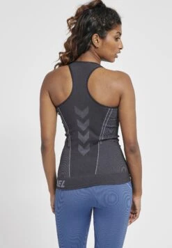 Hummel Top - Black Asphalt Melange -Hummel 095aa38172624e4e9a3c897401a673a4