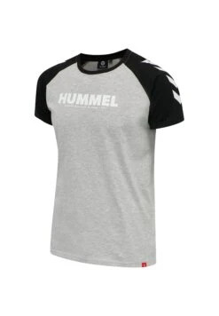 Hummel Legacy Blocked - T-Shirt Print - Grey Melange -Hummel 0a7f415ca23d422ca8a1e6fabf7c9535