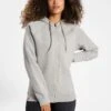 Hummel Heavy - Sweater Met Rits - Grey Melange -Hummel 0b45f21b69d441f3a6cb265e2787af2a