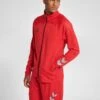 Hummel Hmllead Poly Zip Jacket - Trainingsvest - True Red