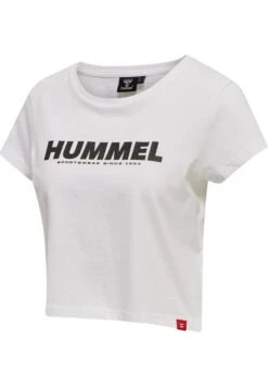 Hummel Llegacy Cropped- T-Shirt Print - White Black -Hummel 0f57e41eb50e44cf8237047419ea66c9
