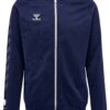 Hummel Move Grid Cot. Zip- Sweater Met Rits - Marine -Hummel 0f5fd5595ac14082b60d66e899661a86