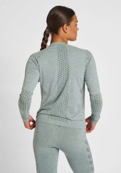 Hummel Seamless - Longsleeve - North Atlantic Melange -Hummel 12dbdc047d8a480ebb1b937eaa4a472c