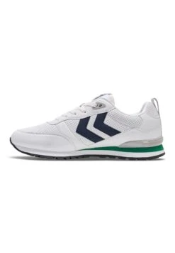 Hummel Sneakers Laag - White Navy Green -Hummel 14383d022331470db7a3004c9d3d85b0