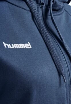 Hummel Sweater Met Rits - Marine -Hummel 165e48bdfe8544db812e62279ac43890