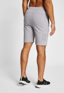 Hummel Mt Interval- Korte Broeken - Grey Melange -Hummel 1e5a46f1105346c593a9ea44670d2d0f
