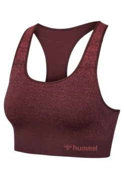 Hummel Hmlmt Fade Seamless- Sport-Bh Met Medium Support - Bitter Chocolate Mineral Red -Hummel 1f79207dbb6f43e69144f4c99fc339c8