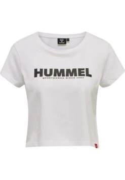 Hummel Llegacy Cropped- T-Shirt Print - White Black -Hummel 1f85c02204344cf48ea07d14c75208a0