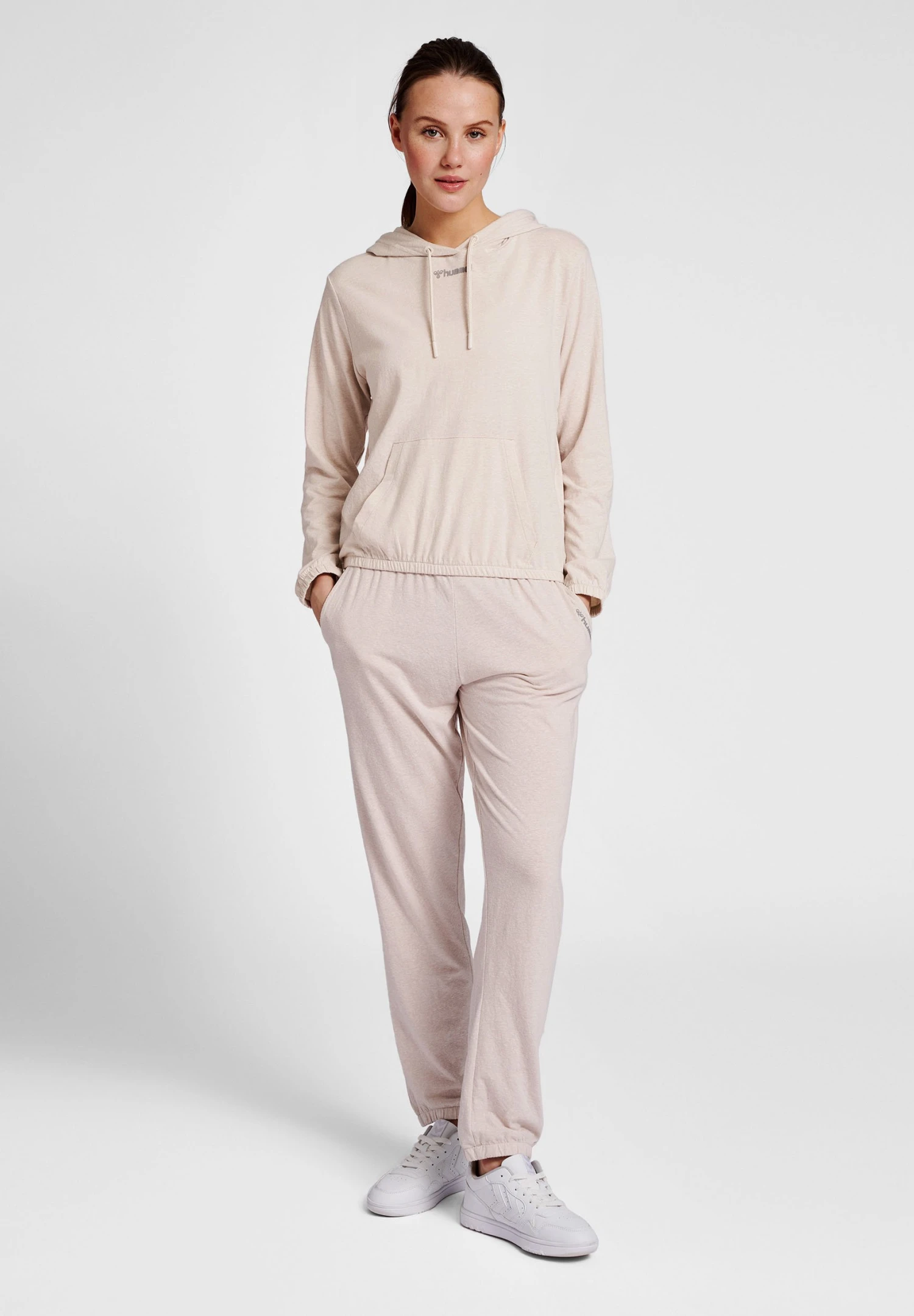 Hummel Zandra - Hoodie - Pumice Stone Melange 4 Hummel Zandra - Hoodie - Pumice Stone Melange - Afbeelding 2