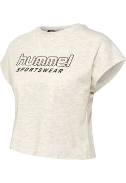 Hummel Lgc June Cropped- T-Shirt Print - Tofu Melange -Hummel 2092962807ba4a349e9248d93e1be778