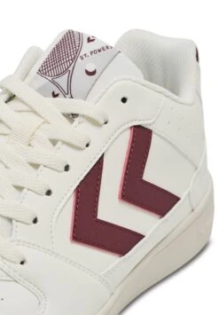 Hummel St Power Play Cl - Sneakers Laag - White/Windsor Wine -Hummel 212169256df746519803949a51941df7