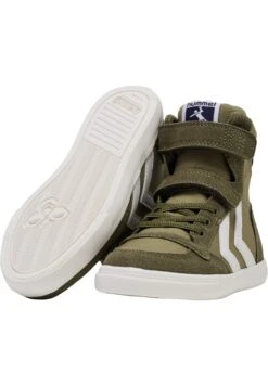 Hummel Slimmer Stadil Jr Unisex- Sneakers Hoog - Capulet Olive -Hummel 21d33597a7df42929e0a66ecf5276d06