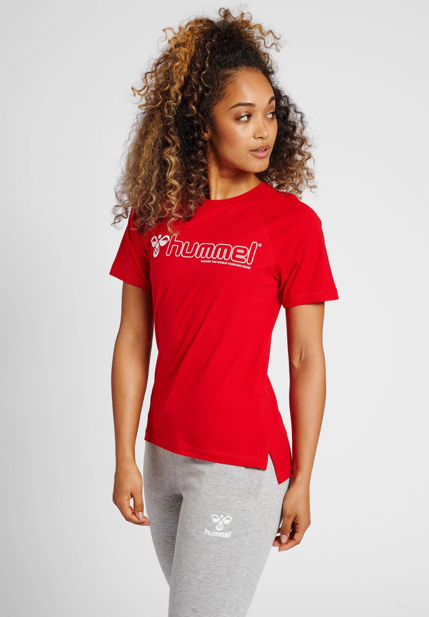 Hummel Hmlnoni - T-Shirt Print - Barbados Cherry 3 Hummel Hmlnoni - T-Shirt Print - Barbados Cherry