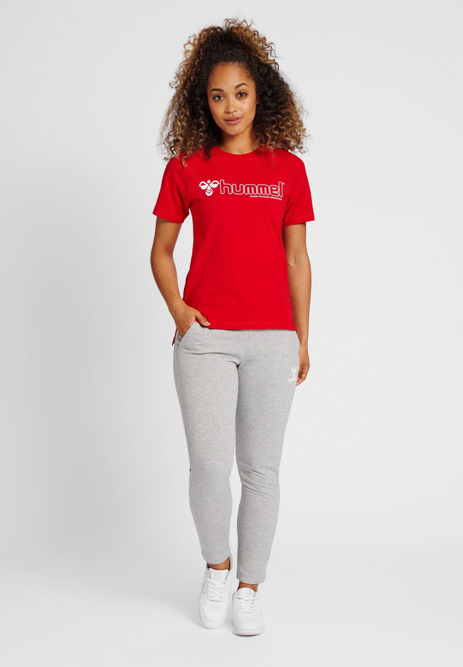 Hummel Hmlnoni - T-Shirt Print - Barbados Cherry 4 Hummel Hmlnoni - T-Shirt Print - Barbados Cherry - Afbeelding 2
