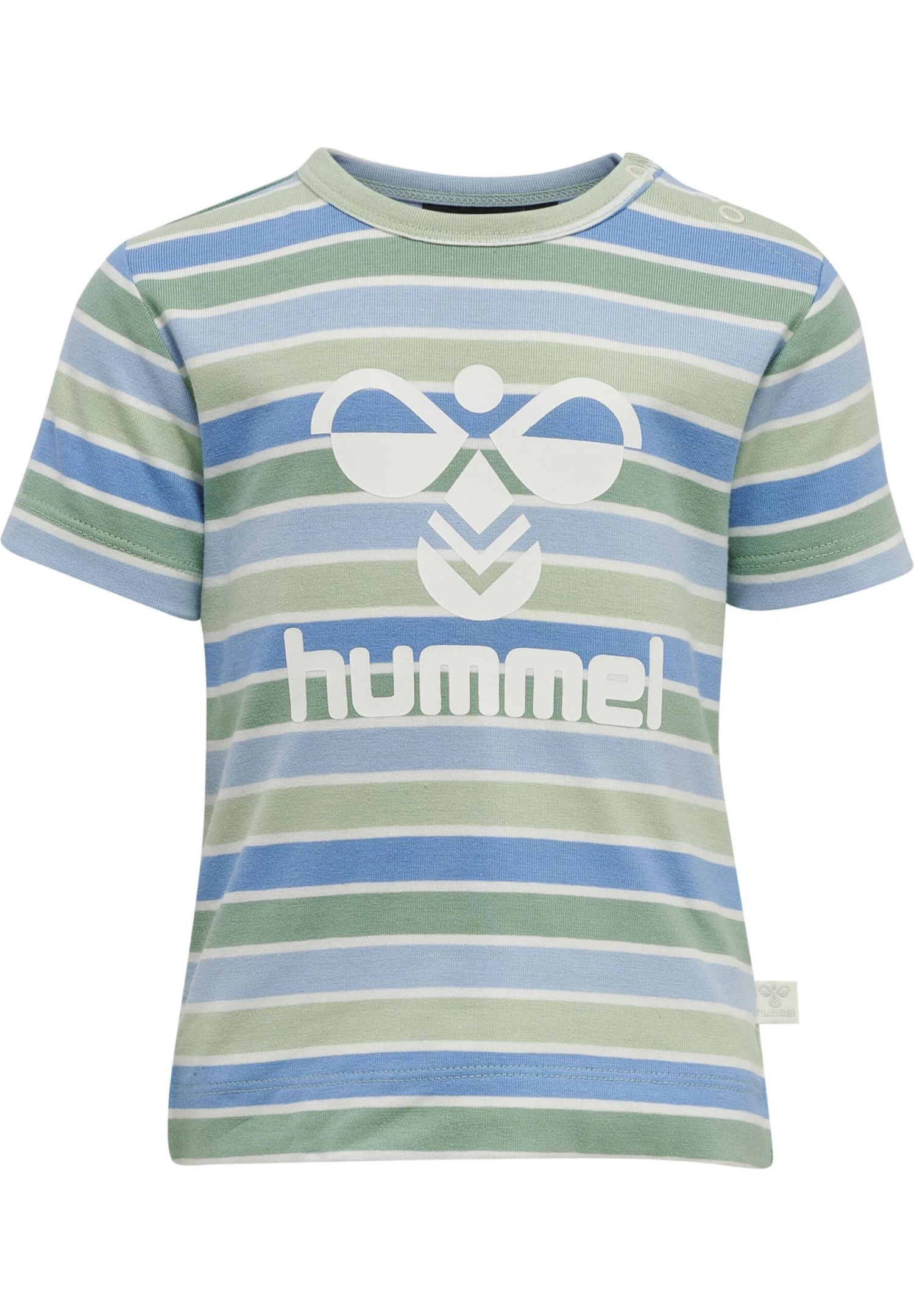Hummel T-Shirt Print - Grayed Jade 3 Hummel T-Shirt Print - Grayed Jade