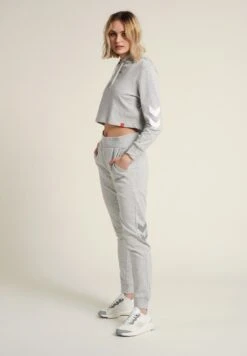 Hummel Legacy Tapered- Trainingsbroek - Grey Melange -Hummel 2a634b49ae4241faab43e35a80c35a24