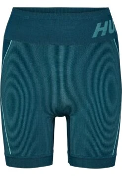 Hummel Christel Seamless - Korte Broeken - Deep Teal Pastel Turquoise Mel