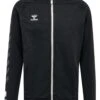 Hummel Move Grid Cot. Zip- Sweater Met Rits - Black -Hummel 2d71efe5f68c4f75ac4b6c6a2bd98de0