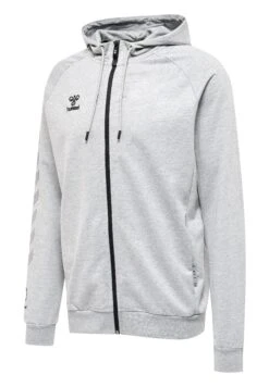 Hummel Hmlmove Grid- Sweater Met Rits - Grey Melange -Hummel 2e4f50dd64984e2fa91230c2453003cf