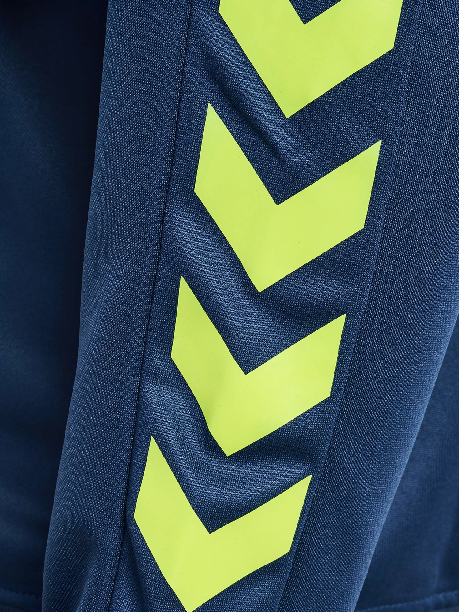 Hummel Hmlpromo Poly Hoodie - Hoodie - Dark Denim/Lime Punch 7 Hummel Hmlpromo Poly Hoodie - Hoodie - Dark Denim/Lime Punch - Afbeelding 5