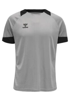 Hummel Lead - T-Shirt Print - Grey Melange -Hummel 2f8b1fa76d7a45de8e87fb4a13dd6e34