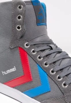 Hummel Slimmer Stadil - Sneakers Hoog - Castle Rock/Ribbon Red/Brilliant Blue -Hummel 301b5175b44b43d49135f6c2bd96c4bb
