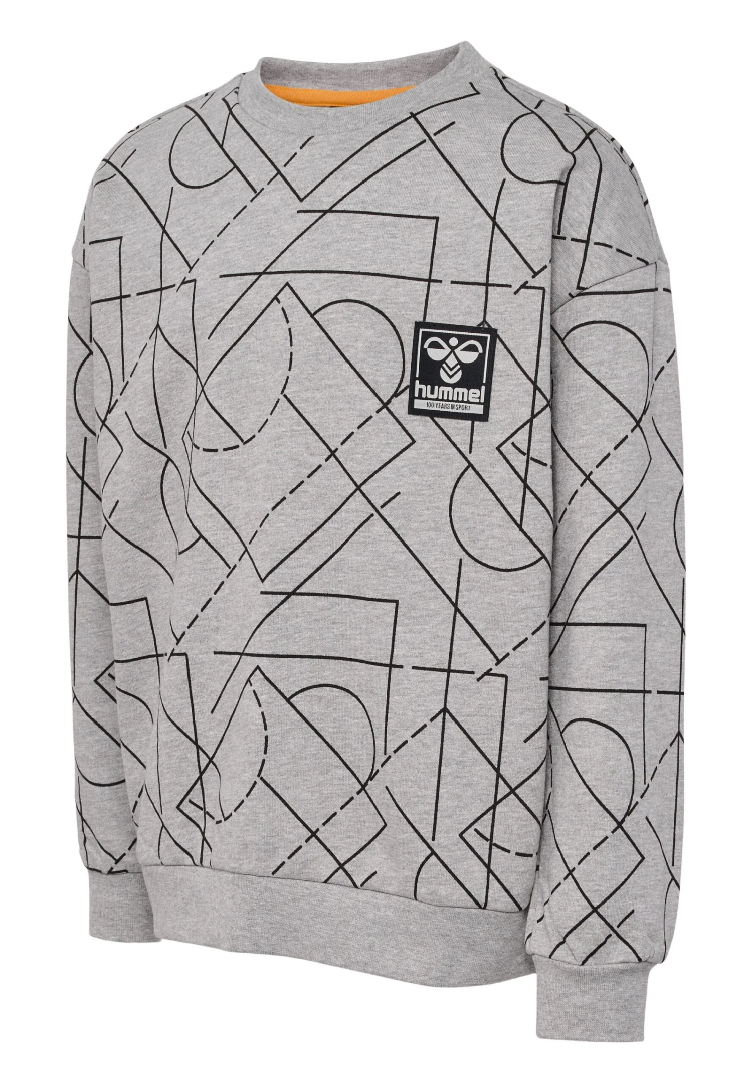 Hummel Hmltrevor - Sweater - Grey Melange 4 Hummel Hmltrevor - Sweater - Grey Melange - Afbeelding 2