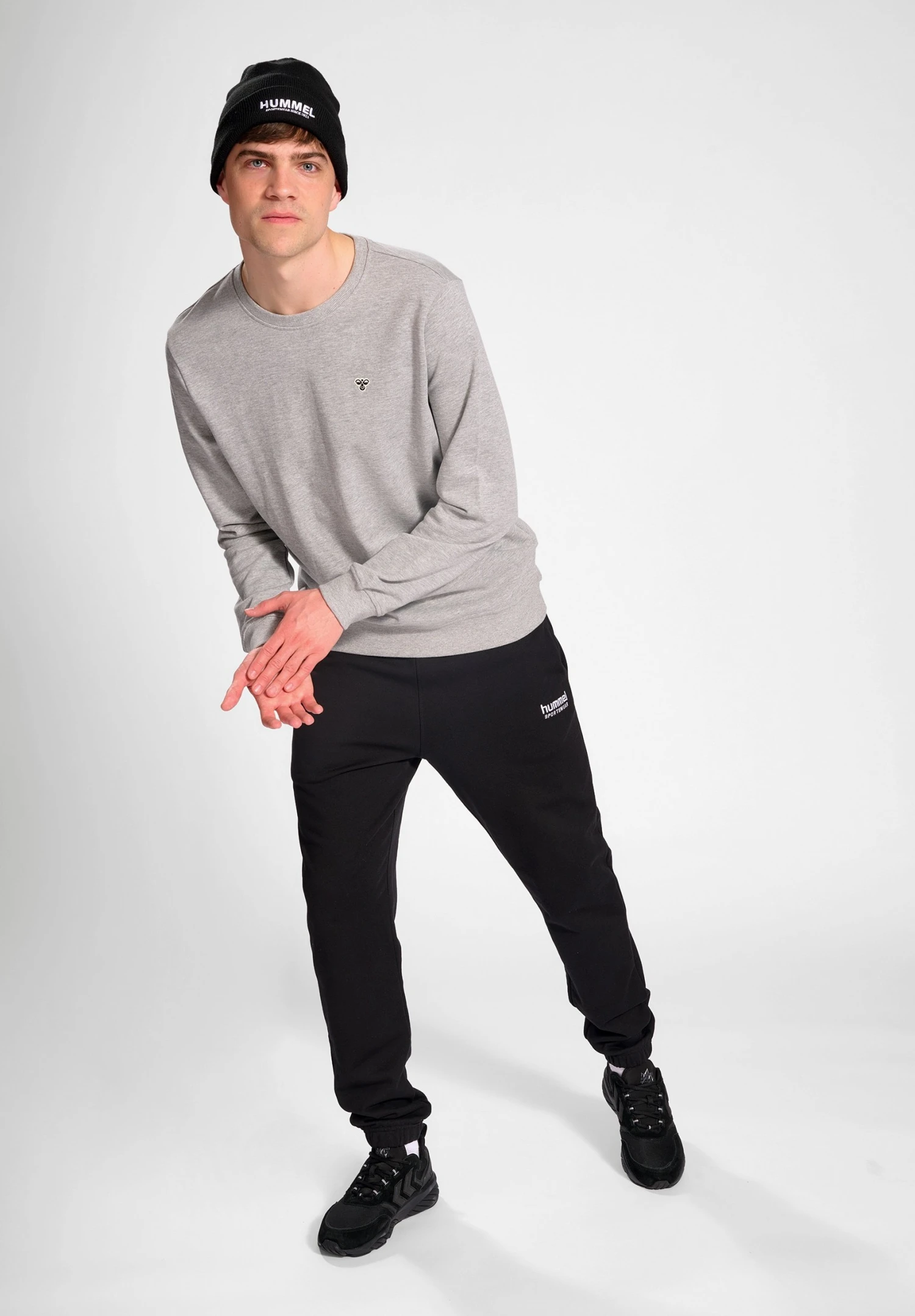 Hummel Hmlic Fred - Sweater - Grey Melange 3 Hummel Hmlic Fred - Sweater - Grey Melange