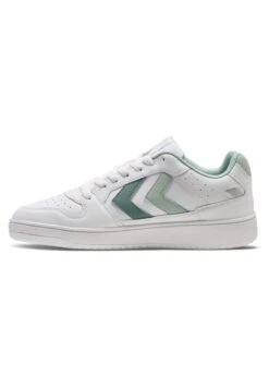 Hummel St Power Play Wmns - Sneakers Laag - White/Erayish Green -Hummel 37c93c6807c54905b21eb32ddcba7e34