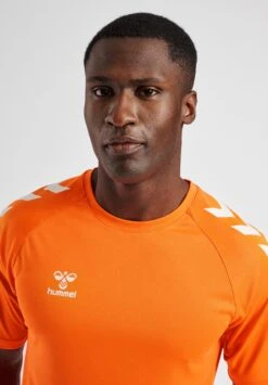 Hummel Xk Core Poly - T-Shirt Print - Orange Tiger -Hummel 399344061f374679b9cd30b62ebbf408