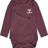 Hummel Hmlelvina L/S - Body - Plum Wine -Hummel 39d6c68c7d0246a1a2f5b0295b53625e