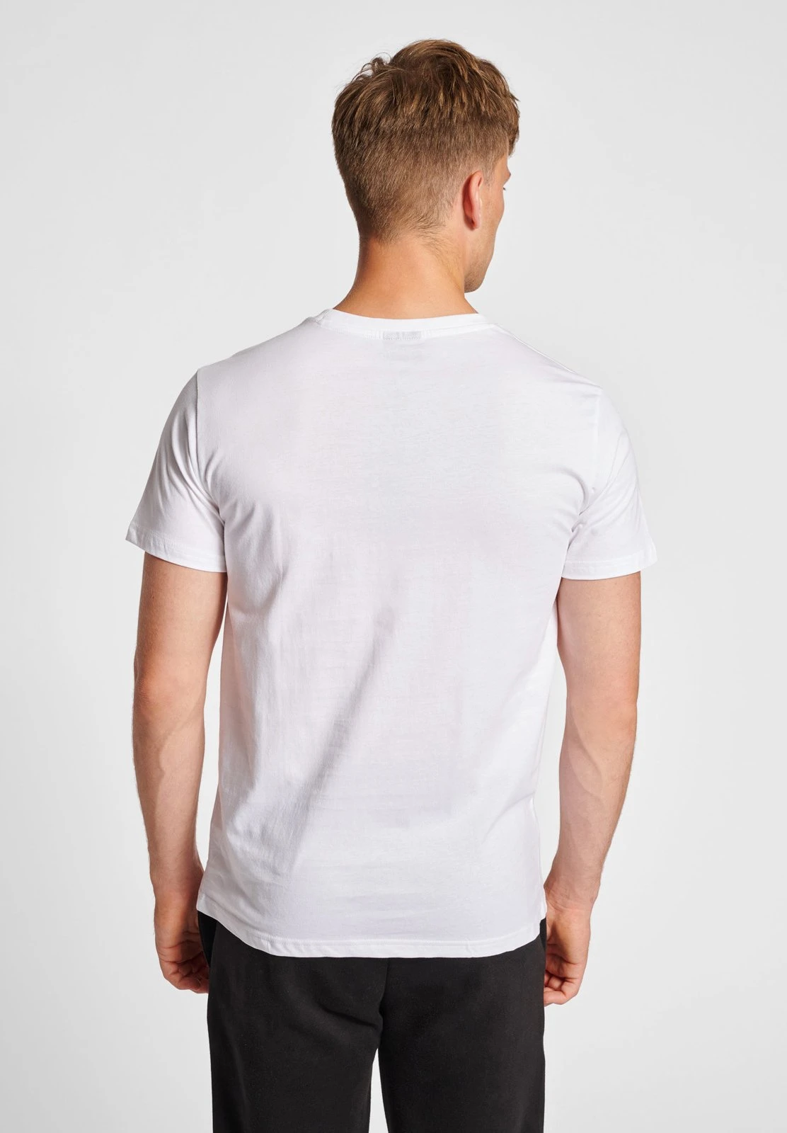Hummel T-Shirt Basic - White 5 Hummel T-Shirt Basic - White - Afbeelding 3