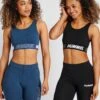 Hummel Maja 2-Pack- Sport-Bh Met Medium Support - Black Insigina Blue