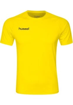 Hummel T-Shirt Print - Blazing Yellow