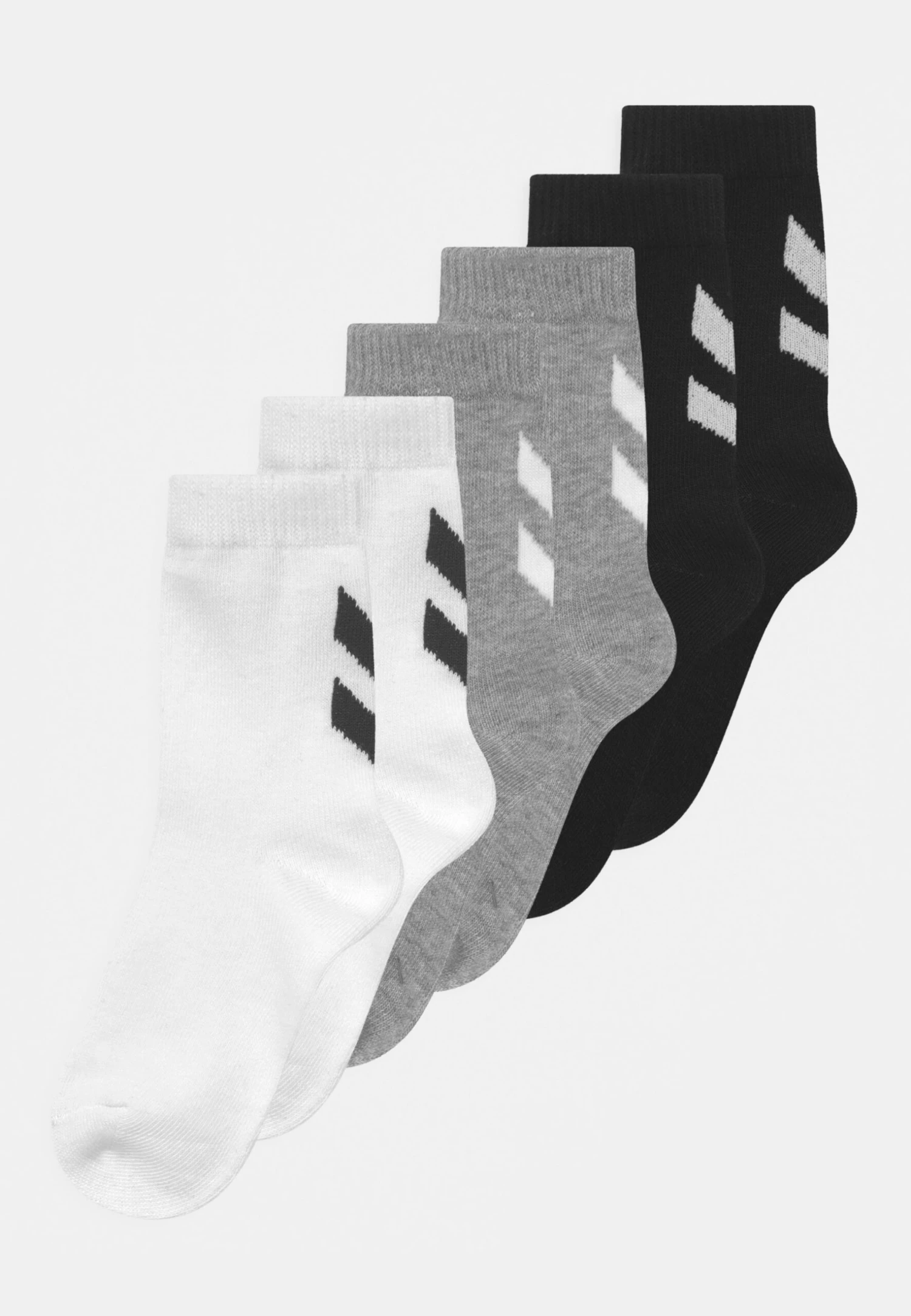 Hummel Make My Day 6 Pack Unisex - Sportsokken - Black/White/Grey 3 Hummel Make My Day 6 Pack Unisex - Sportsokken - Black/White/Grey