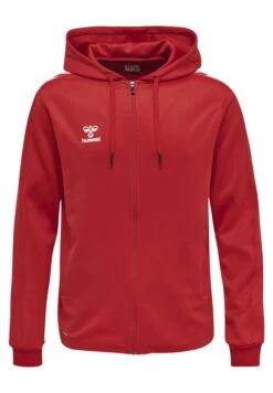 Hummel Hmlcore Xk- Sweater Met Rits - True Red -Hummel 47264ac99d9f4b8fb095e7965a580781