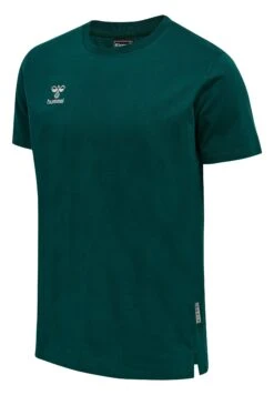 Hummel Move Grid- Sport T-Shirt - Deep Teal -Hummel 477333b29bad493395e78e958d6e368f