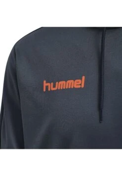 Hummel Hmlpromo Poly Hoodie - Hoodie - Ombre Blue/Nasturtium -Hummel 48a847922b964e379408b1fc2fb20339
