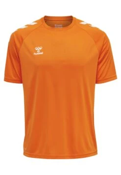 Hummel Xk Core Poly - T-Shirt Print - Orange Tiger -Hummel 48d2bbf59e60486592281e9e9f5e2bc9