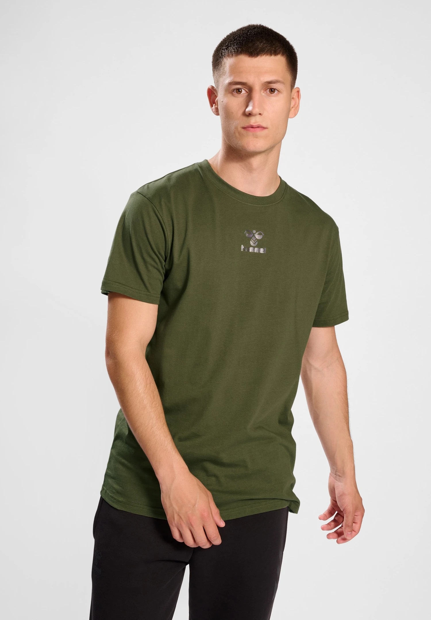Hummel Hmlactive Bee Co S/S - T-Shirt Basic - Olive Night 3 Hummel Hmlactive Bee Co S/S - T-Shirt Basic - Olive Night