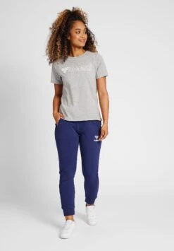 Hummel Hmlnoni - T-Shirt Print - Grey Melange -Hummel 4e712b44668f482f8963892dd33071c8