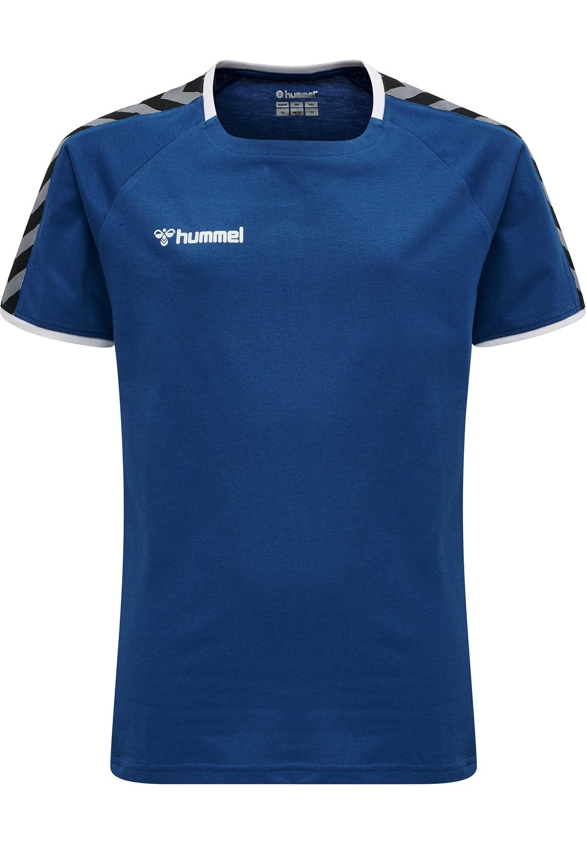 Hummel Hmlauthentic Kids Training Tee - T-Shirt Print - True Blue 3 Hummel Hmlauthentic Kids Training Tee - T-Shirt Print - True Blue