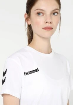 Hummel Go Woman - T-Shirt Print - White -Hummel 508c6c195e0f4f62b2717cf53dbca18d