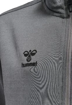 Hummel Hmlcore Xk - Sweater Met Rits - Grey Melange -Hummel 519037127b234a8b836293ed5cbc9c36