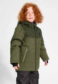 Hummel Logan Tex - Winterjas - Olive Night -Hummel 52fae9e329f5409f99a38e6f7da3c4b1